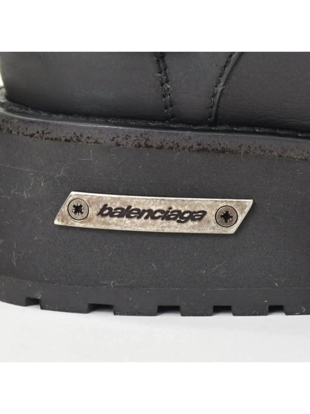 Balenciaga Venom Boot Black Leather